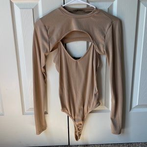 2 piece buddy suit and a little long sleeve over from forever 21